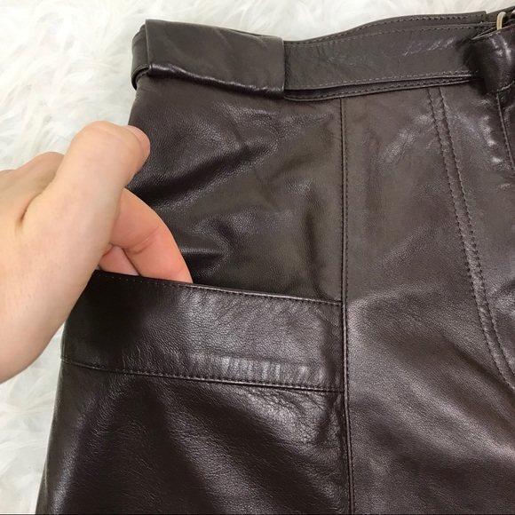 Nili Lotan Lila leather midi skirt - Picture 8 of 8